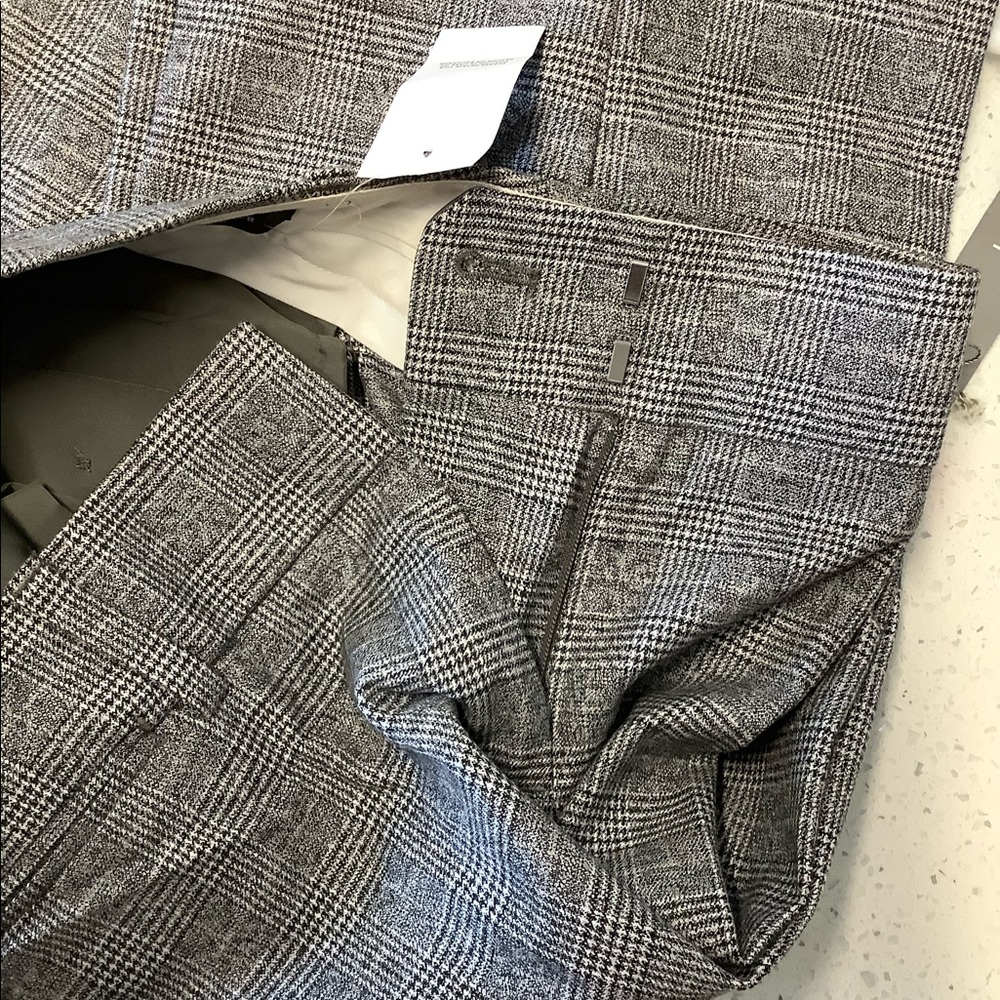 Plaid Trouser Pants